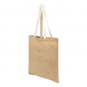 LOVA GREEN Торба, 38 x 40см, Jute, 56-0808215, Кафеава