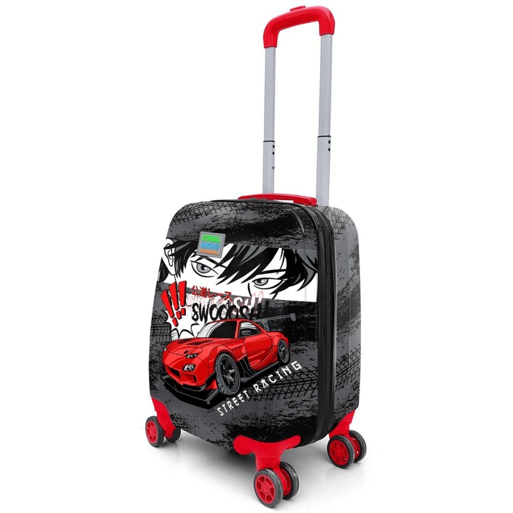 JAJGAN Куфер, 4 тркала, Тврда, Street racing, Coral High, 16738, 33*40*25цм