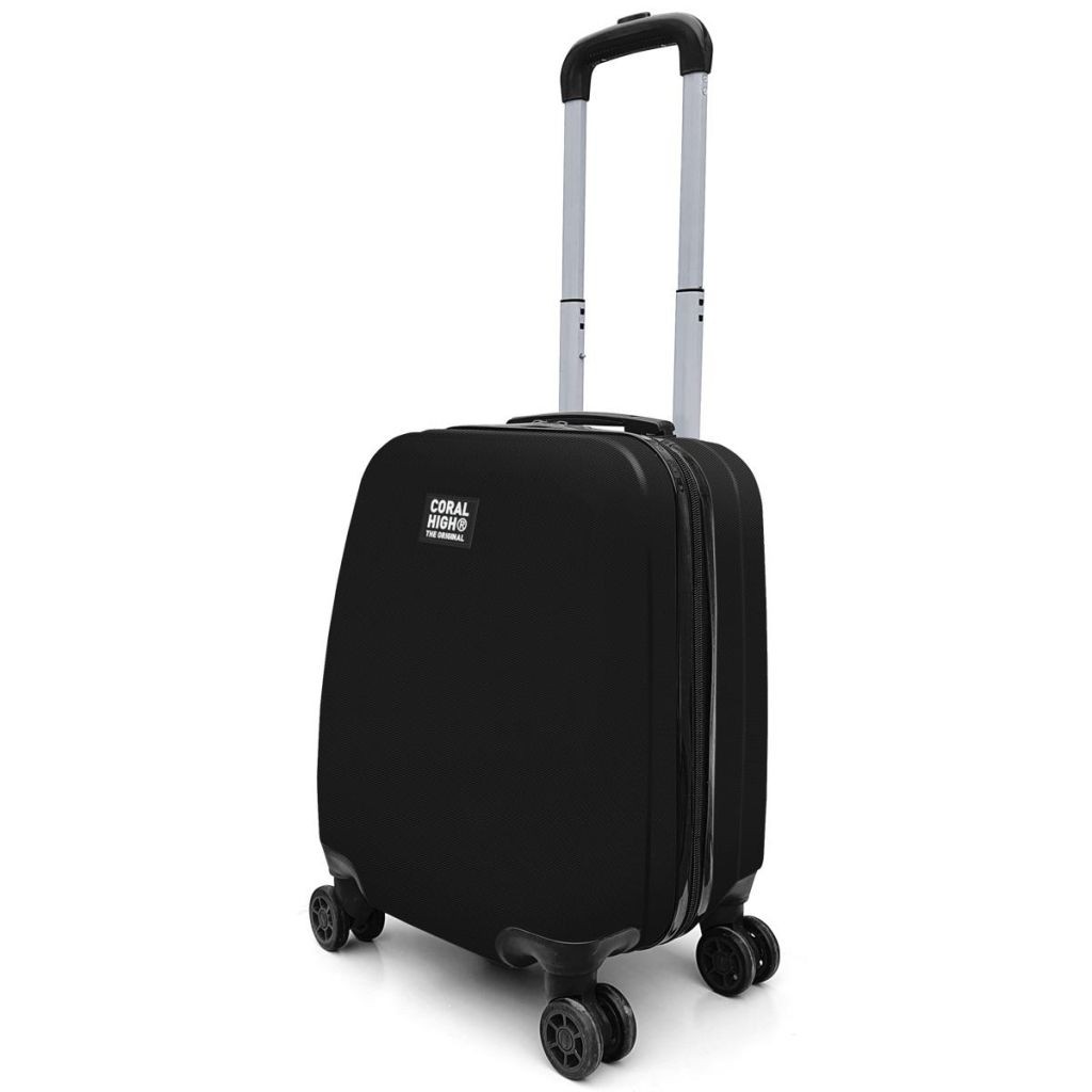 JAJGAN Куфер, 4 тркала, Тврда, Coral High, 16504, 33x40x25цм, Црна