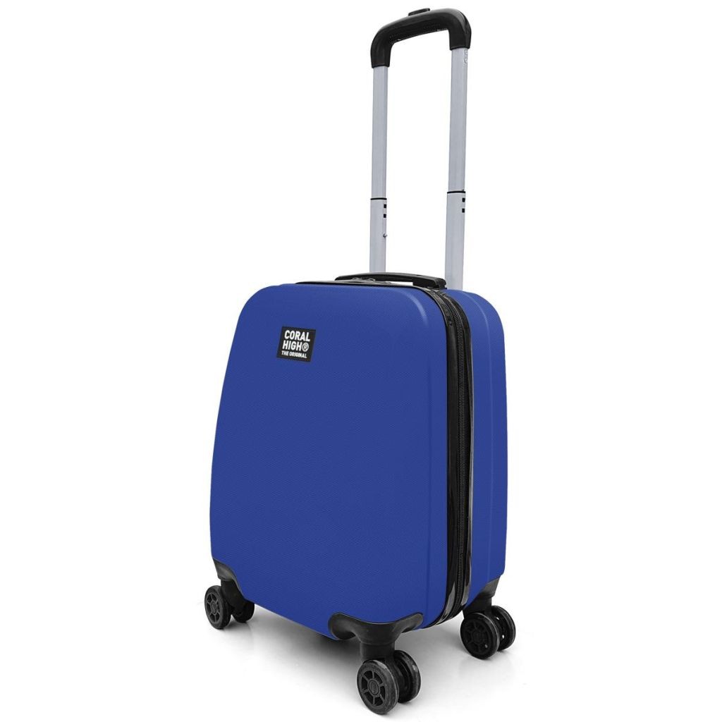 JAJGAN Куфер, 4 тркала, Тврда, Colar High, 16514, 33x40x25цм, Сина