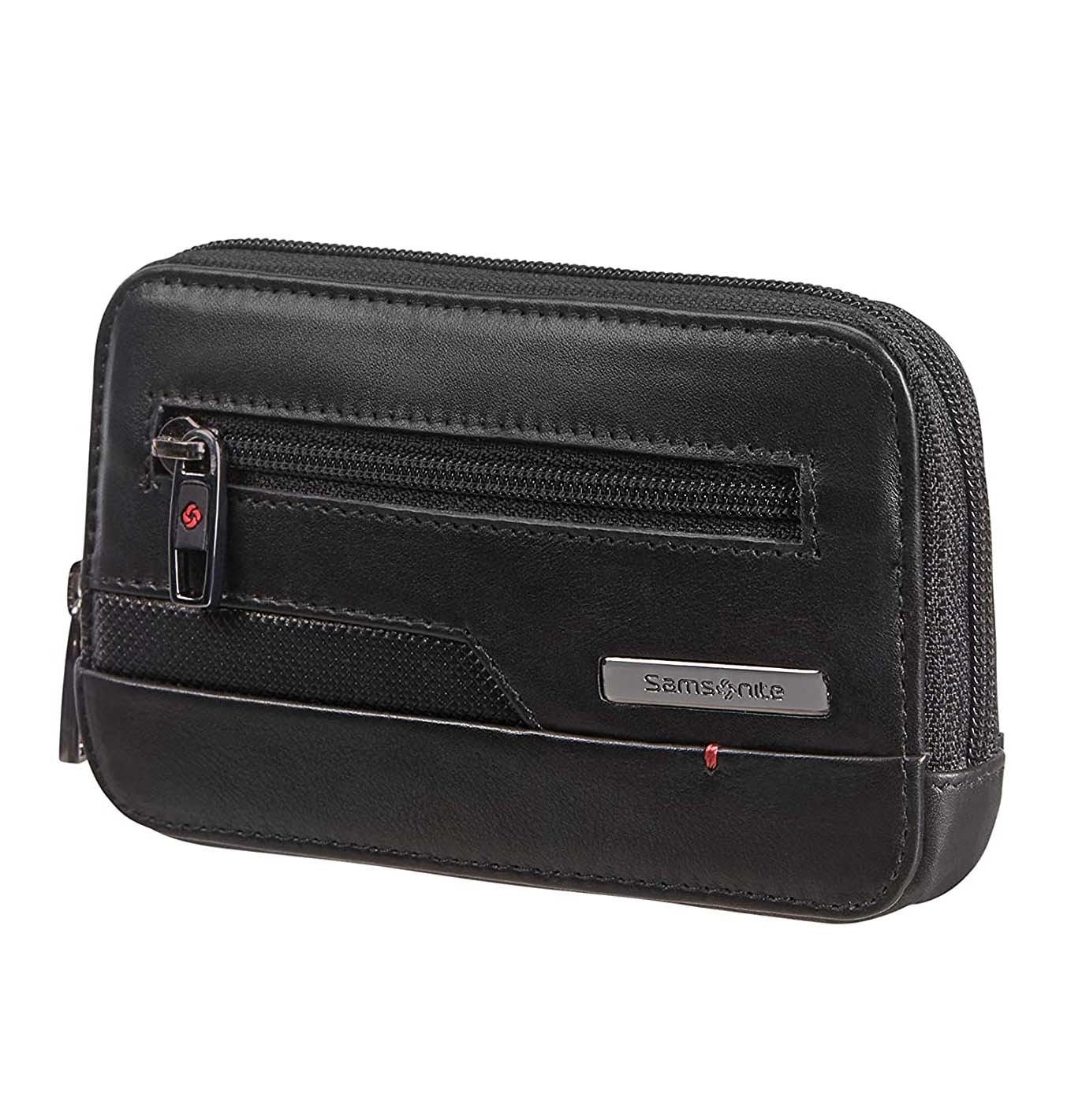 SAMSONITE Футрола, За клучеви, Кожна, Pro-Dlx 5 SLG-524-Z, 127062/1041, Црна