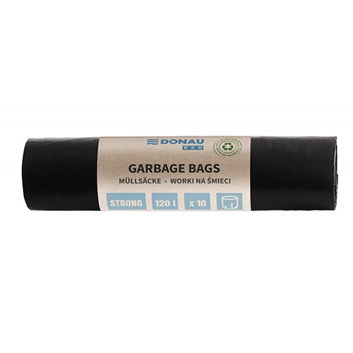 Pbs Вреќа за Отпадоци, 120 Л., 1/10, 30 Мик., 22021432-05, Црна