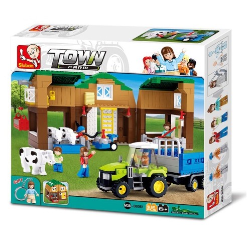 SLUBAN Фарма, Cow Stable, 512 делови, Farm, M38-B0561