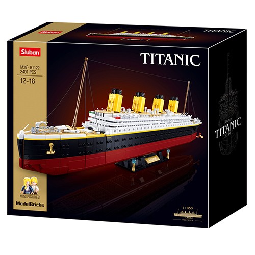 SLUBAN Титаник, 2401, Sluban , Titanik Extra Large, M38-B1122