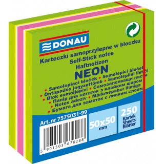 PBS Мемо коцка, 50*50мм, 1/250, Green-Mix, Neon-Pastel, , 7575031-99