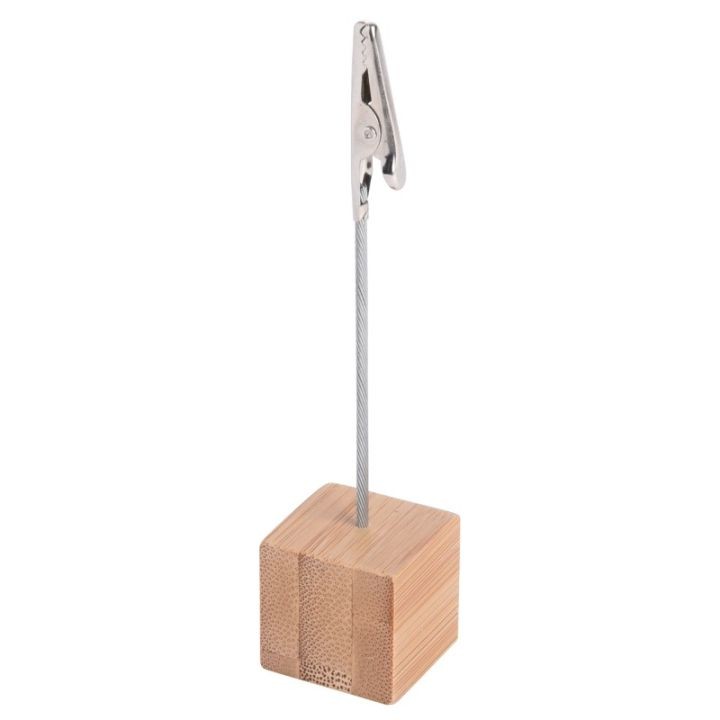 INSPIRION Држач, За ливчиња, Со штипка и сајла, Дрвена коцка, Cube, 56-0402400