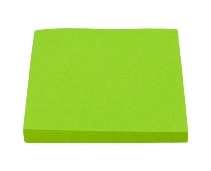 BG OFFICE Мемо блок, 1/80 листа, 76*76мм, Fluo, Lioner, 04A45420/E512GR,Зелена