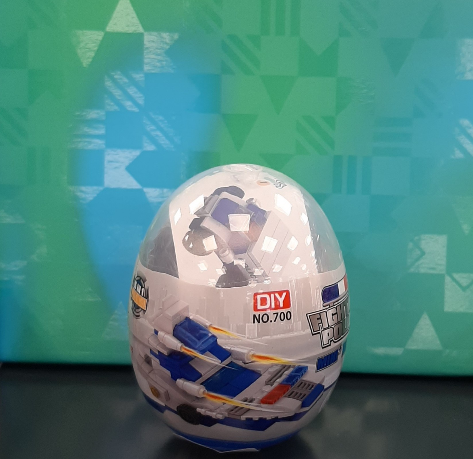 STATOVAC Коцки, Во форма на јајце, Полиција, 6 во 1, Bambini, 894052