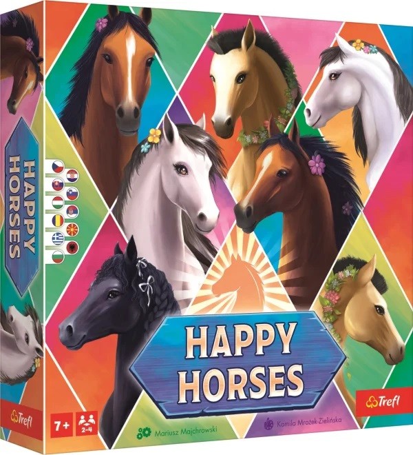 TREFL Друштвена игра, Happy Horses, 3+, 02520