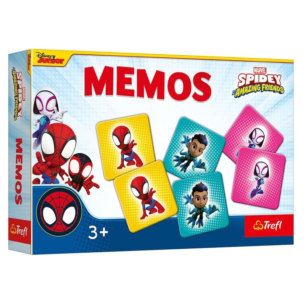TREFL Друштвена Игра, Меморија, Spidey and His Amazing Friends, 3+, 02634