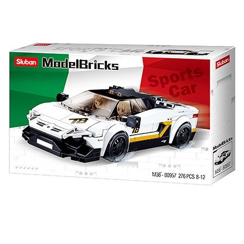 SLUBAN Италиански Автомобил, 276, Model Briks, М38-B0957