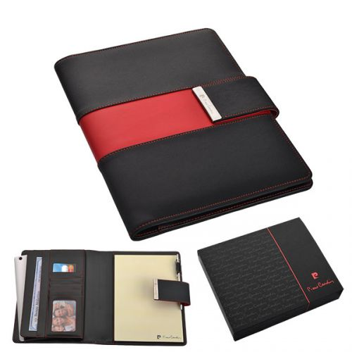 PIERRE CARDIN Мапа, CHARENTE,B5600201IP3, 18*23*1цм, Црна/Црвена