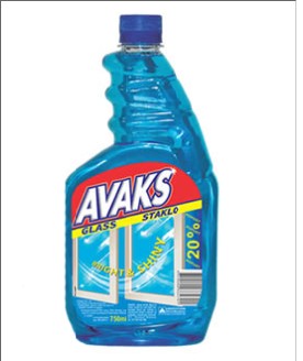 AVAKS Средство за чистење стакло Резерва 0,750 Л