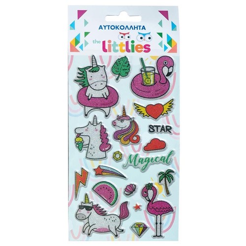 DIAKAKIS Налепници, 10х22цм, Magical the littlies , 000646991