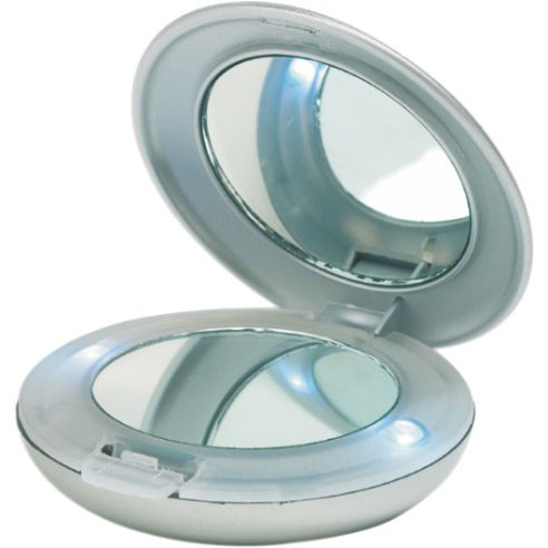 Tops Огледало, со лед светилка, 7 цм, Diva, 56-0402336, Сребрена