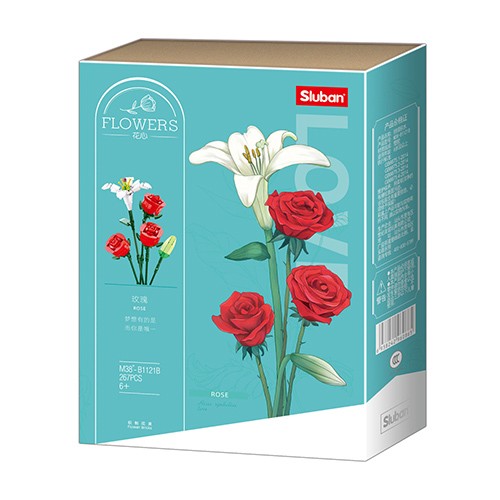 Sluban Роза , 267 , Flowers, M38-B1121B