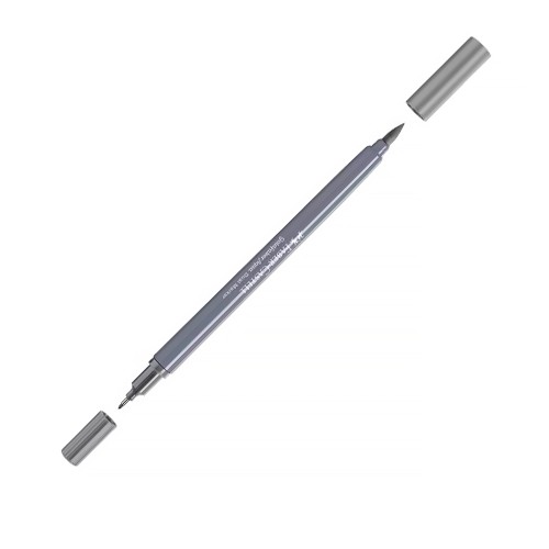 Faber Castell Маркер , Двостран, Goldfaber Aqua Dual , 164530, Сива