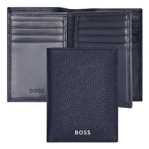 Boss Футрола, За кредитни картички, Classic Grained, HLE416A, 8*11*1,2цм, Црна