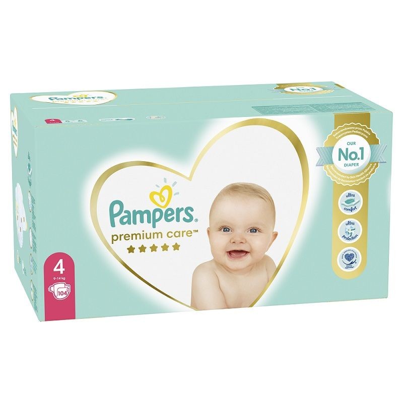 PAMPERS пелени за бебиња Premium Mega Box 4 Maxi 104/1