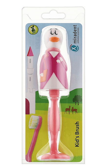 MIRADENT Детска четка за заби со поклопец - Патка