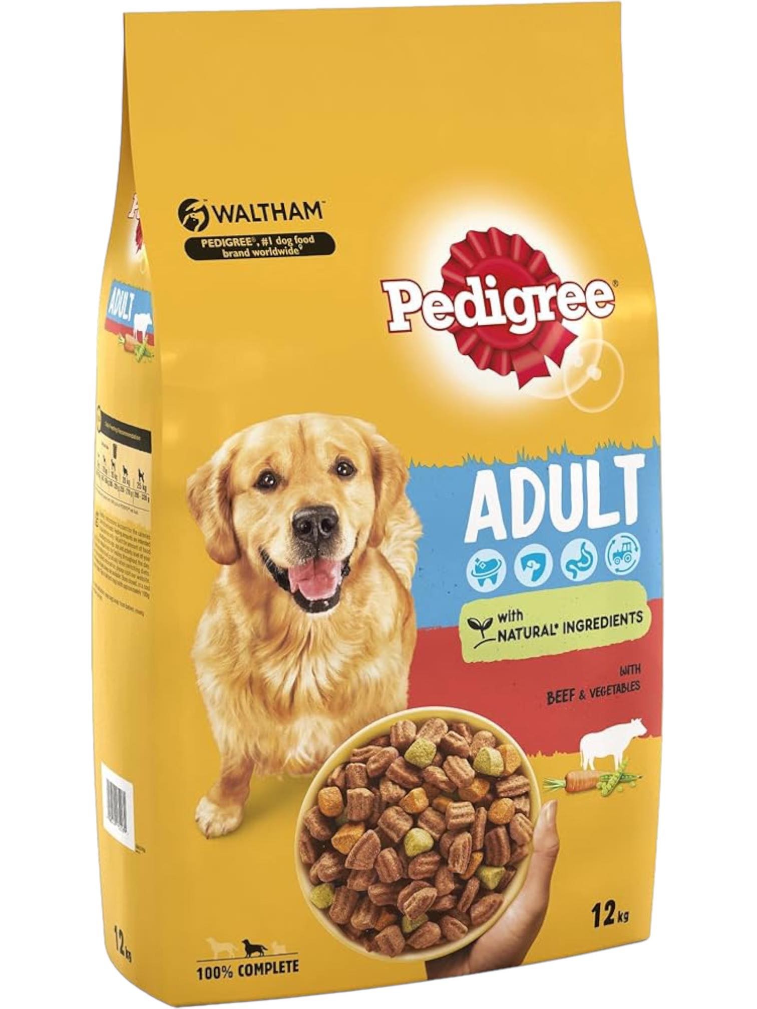 PEDIGREE ADULT Крекери со Говедско и Зеленчук [Вреќа 12кг]