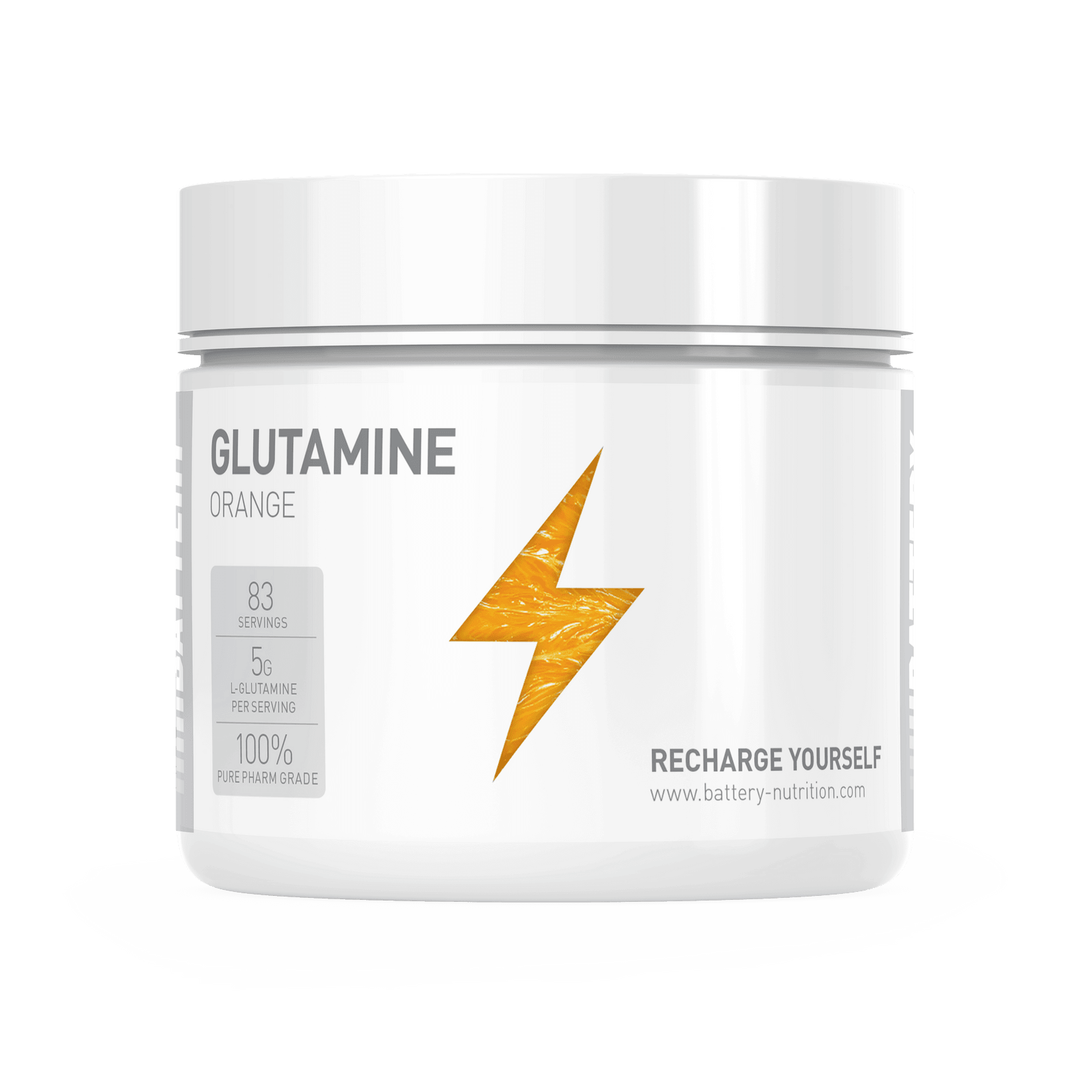 BATTERY GLUTAMINE - портокал 500g
