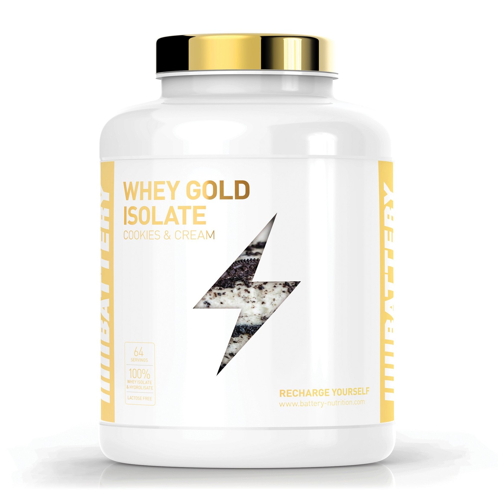 BATTERYY WHEY GOLD ISOLATE -Колачиња и крем 1600g