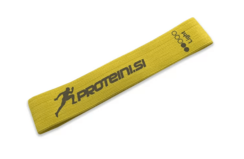 PROTEINI.SI Ластик за отпор 70cm -жолта боја (light difficulty)