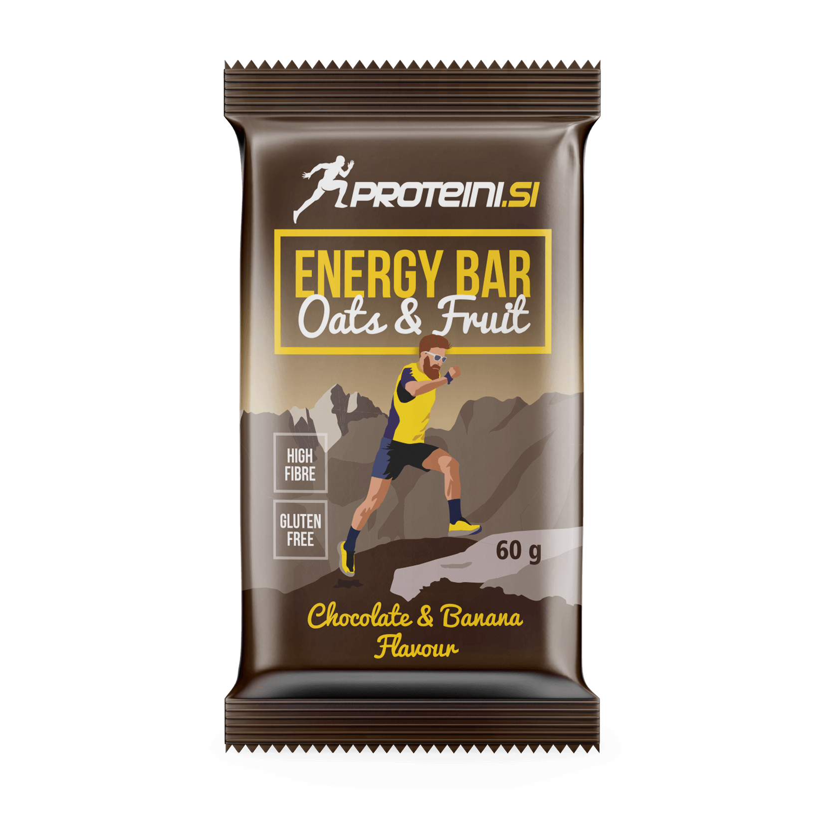 PROTEINI.SI Eнергетски бар Банана и чоколадо 60g