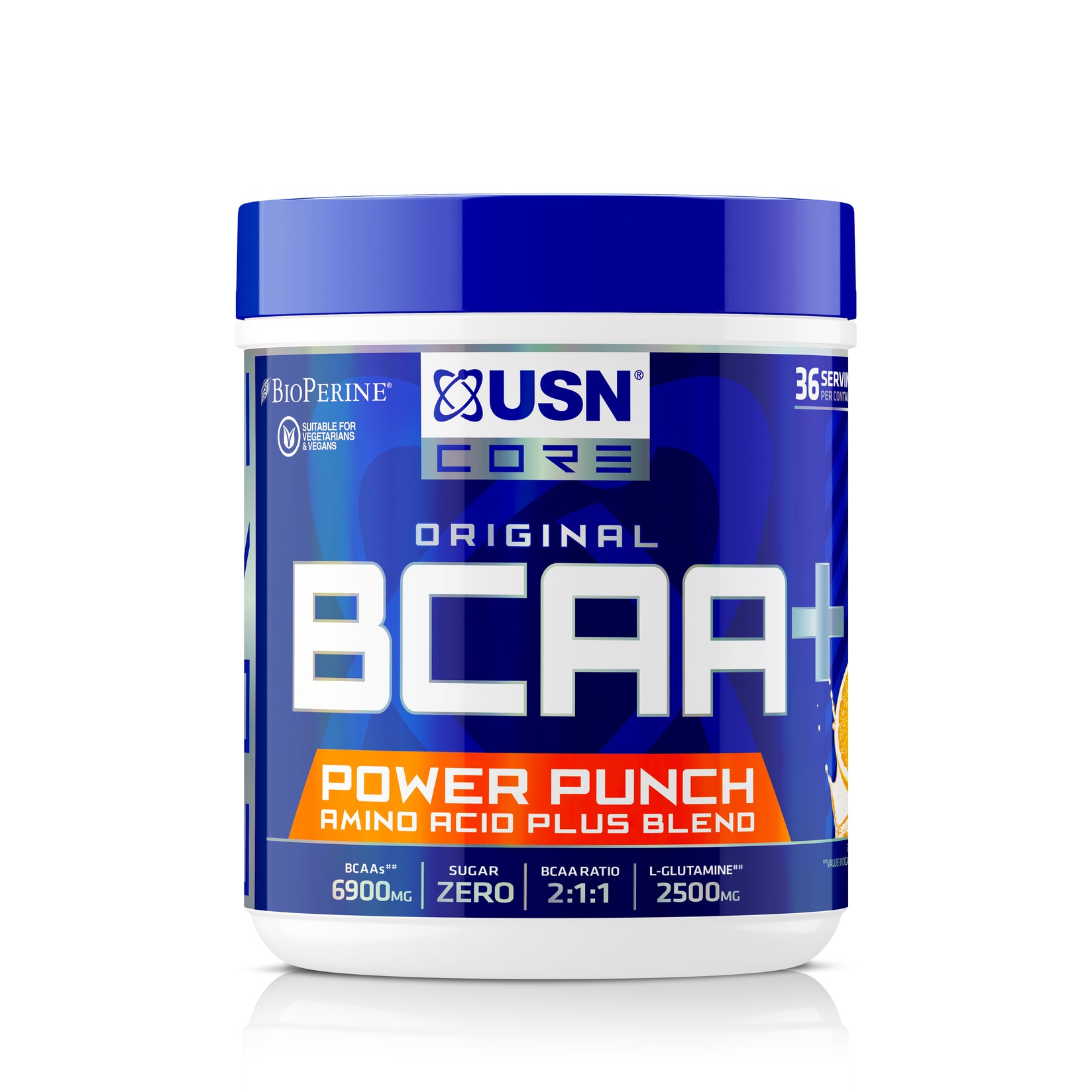 USN BCAA + Power Punch - мандарина 400g