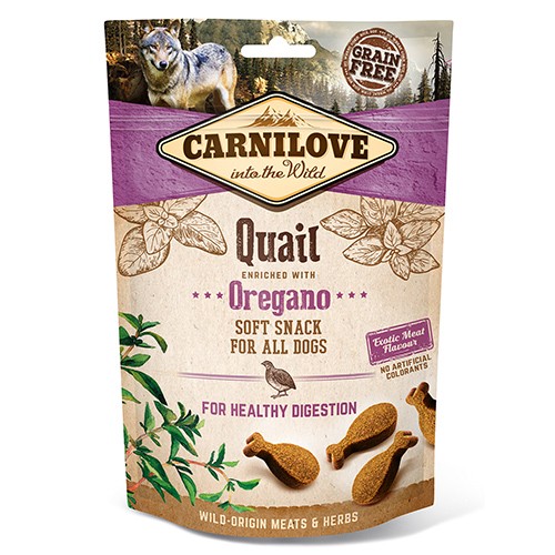 CARNILOVE Мека закуска за куче/потполошка и оригано 200г