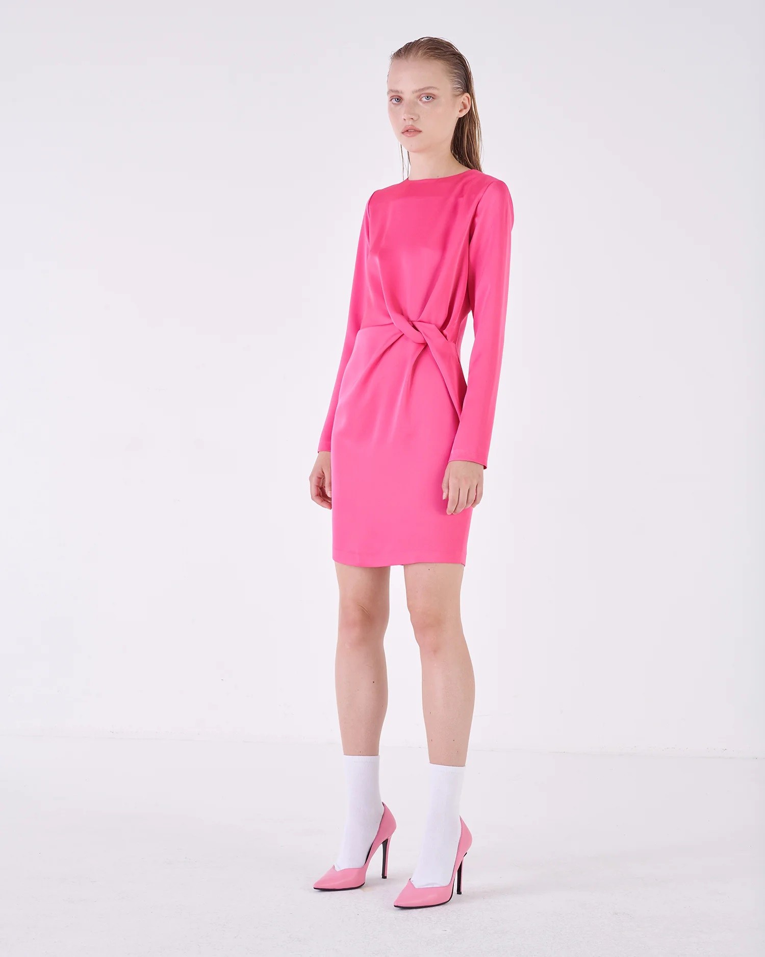 Silvian Heach Женски Фустан GPP24198VE, Розев