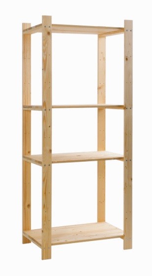 RACKAVY Дрвена полица LUXE 1740x800x490