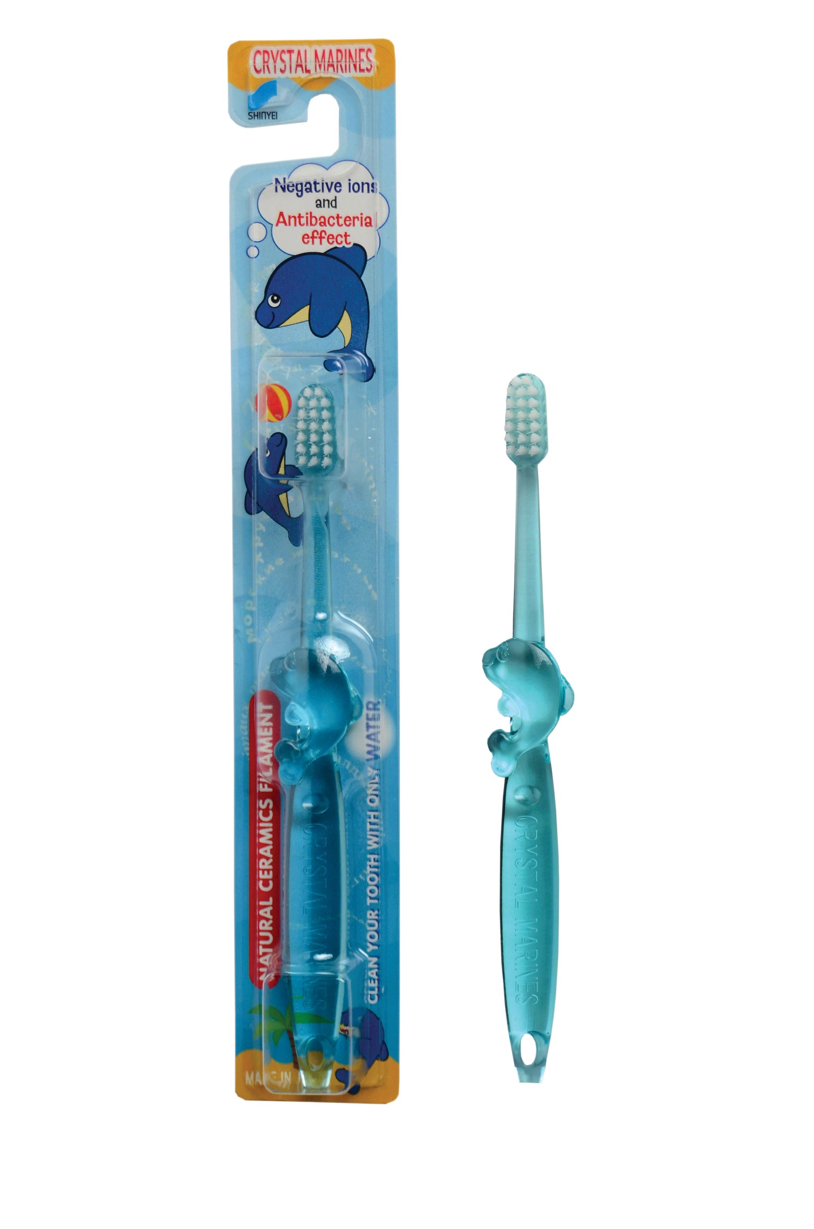 Четка за заби детска Crystal Marines - delphin сина