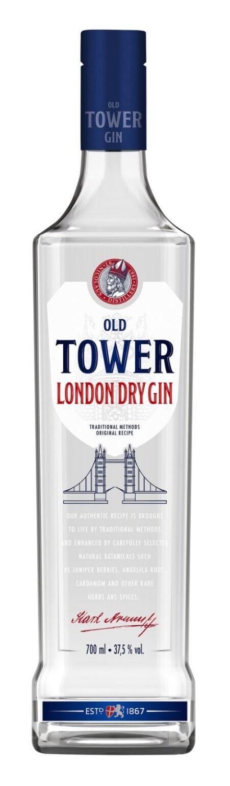 Old Tower London Dry Џин 37.5% 0.7Л