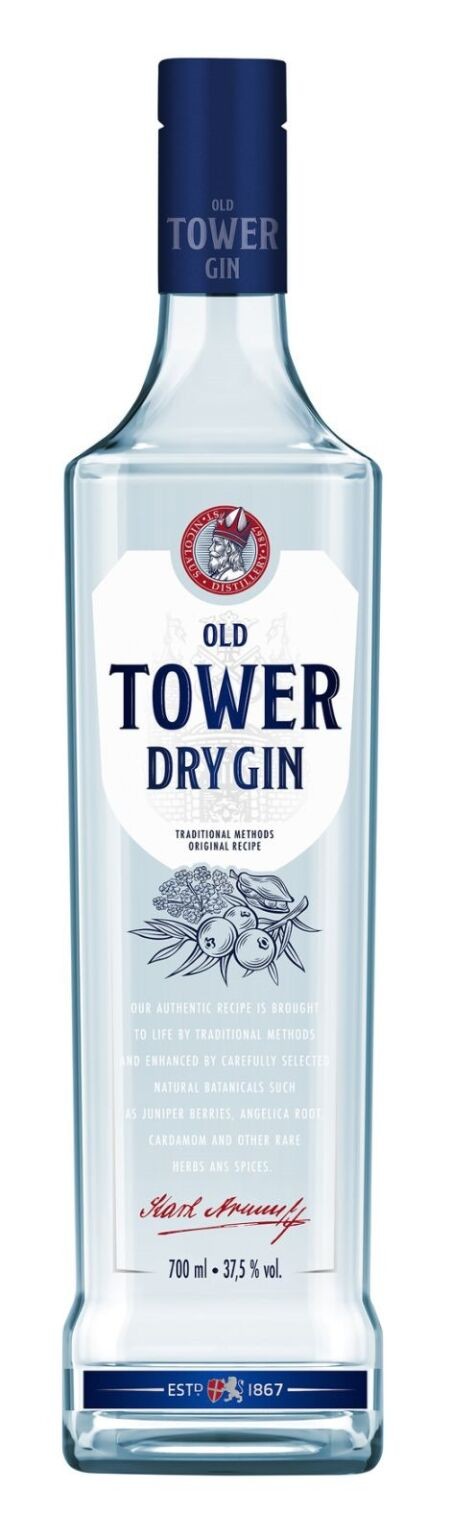 Old Tower Dry Џин (Blue) 37.5% 0.7Л