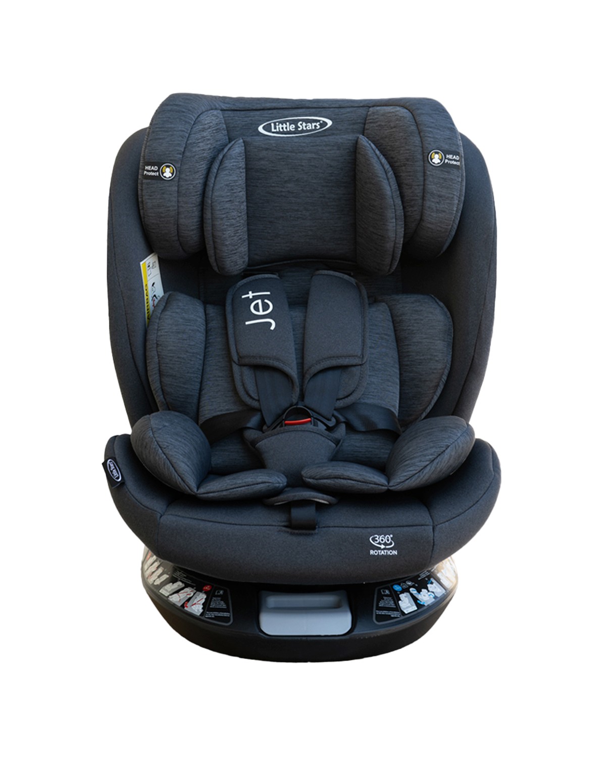 Little Stars Автоседиште Jet Isofix црно