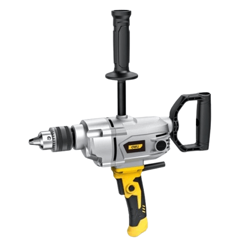 Deli Електрична Дупчалка-Мешалка EDL-DZ16-E1, 1200W, Жолта