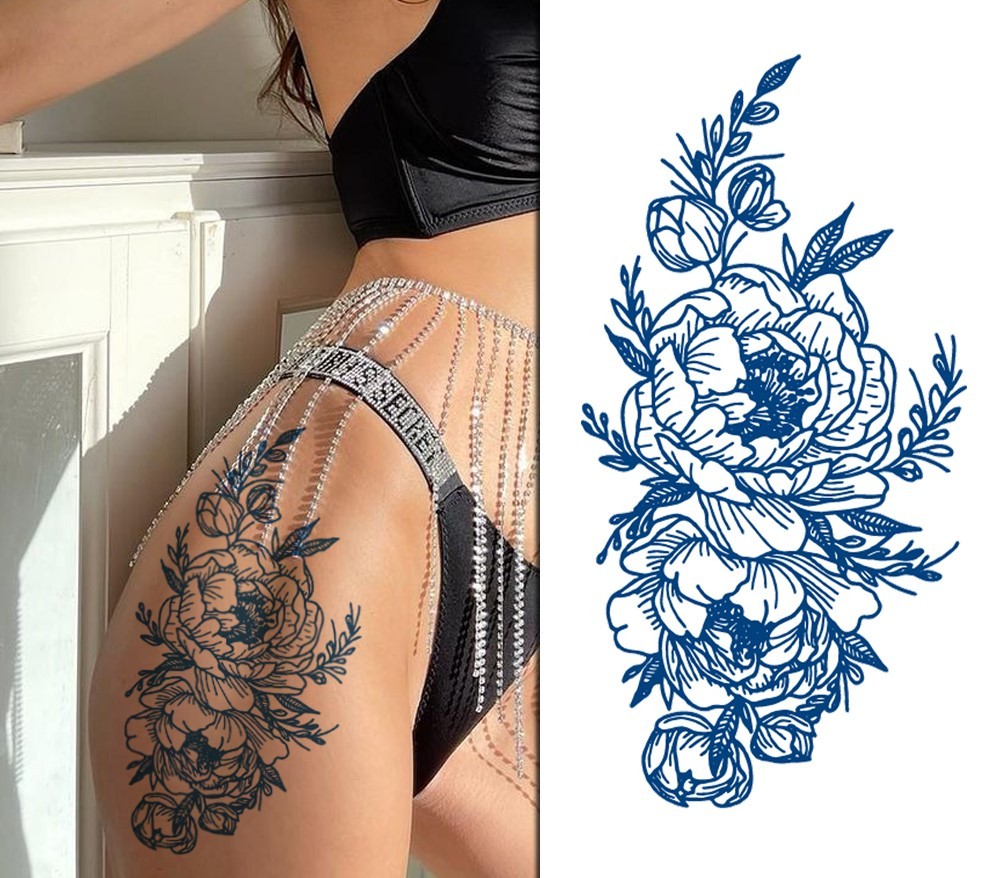 Тетоважа полутрајна, водоотпорна, реалистична тетоважа, GZ-007