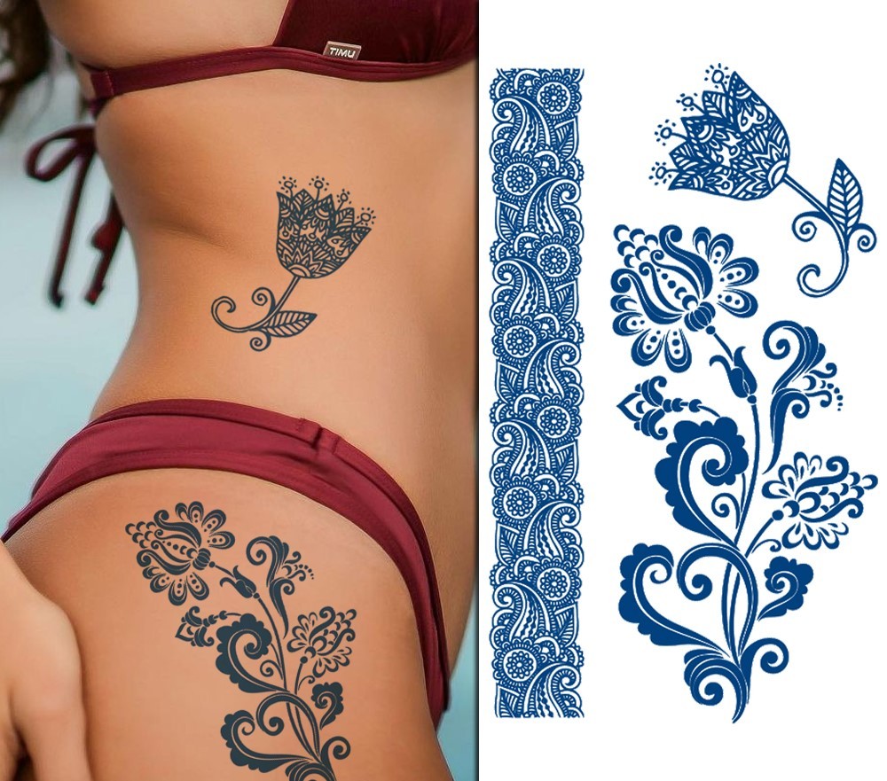 Тетоважа полутрајна, водоотпорна, реалистична тетоважа, GZ-027