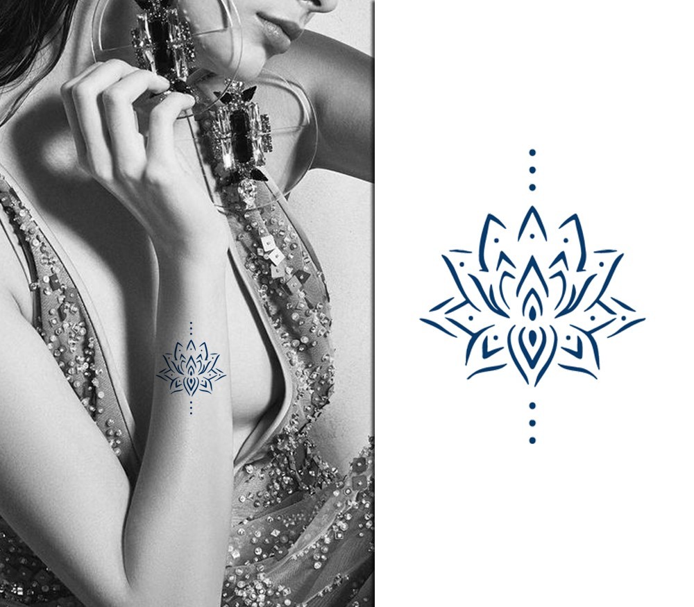 Тетоважа полутрајна, водоотпорна, реалистична тетоважа, SPX-089