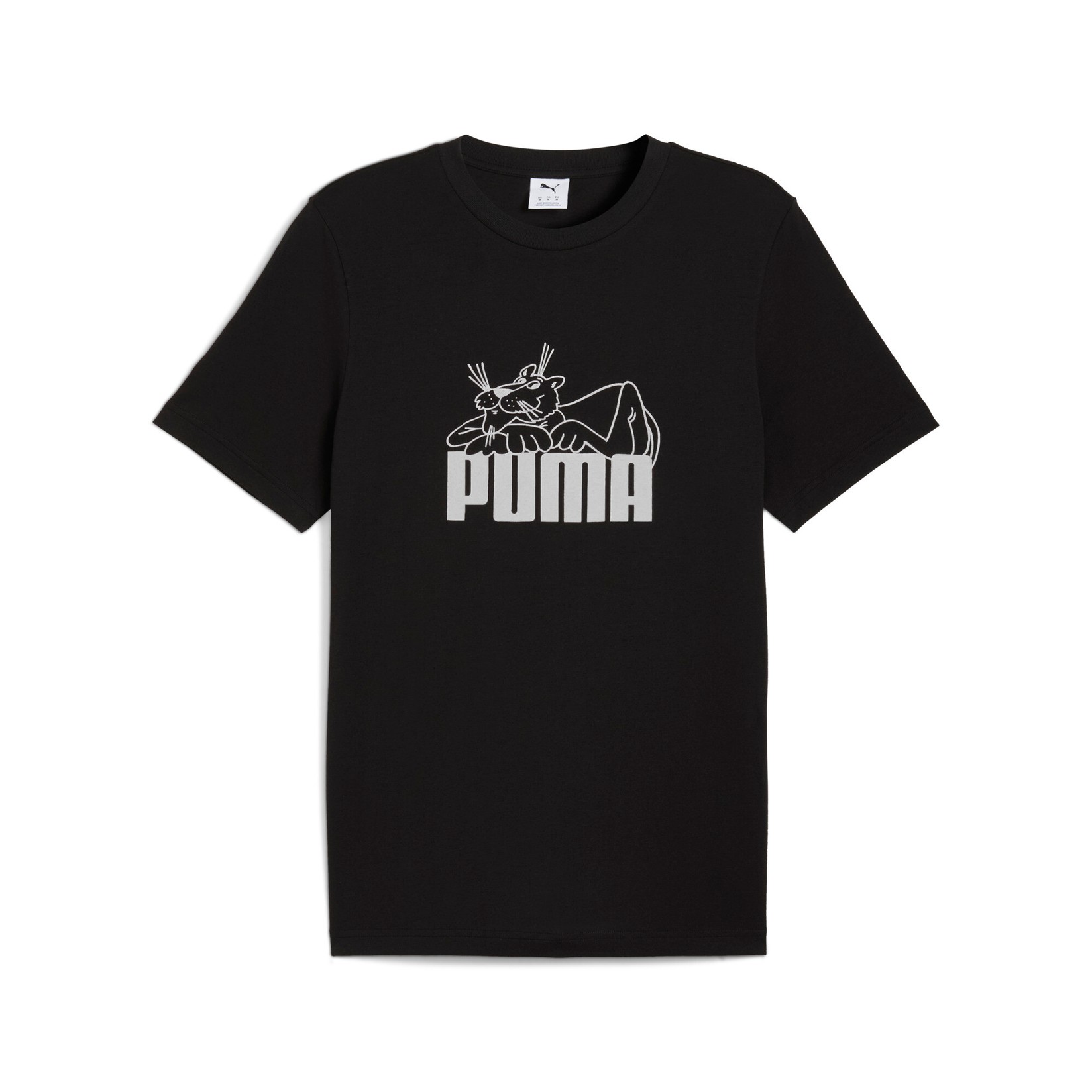 Puma Машка маица Graphic Super Puma Tee, црна 632087-01