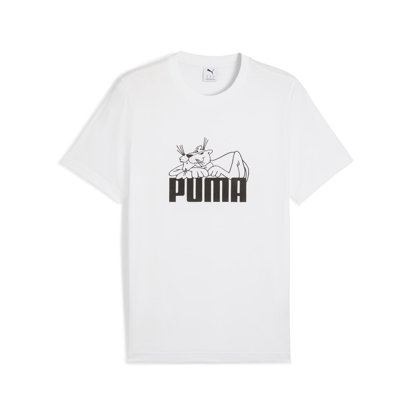 Puma Машка маица Graphic Super Puma Tee, бела 632087-02