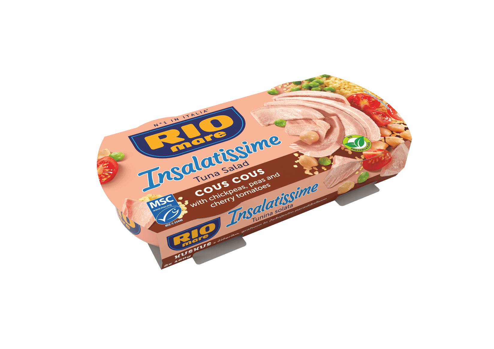 RIO MARE Инсалатисиме туна со кус кус изипил 160г 2/1