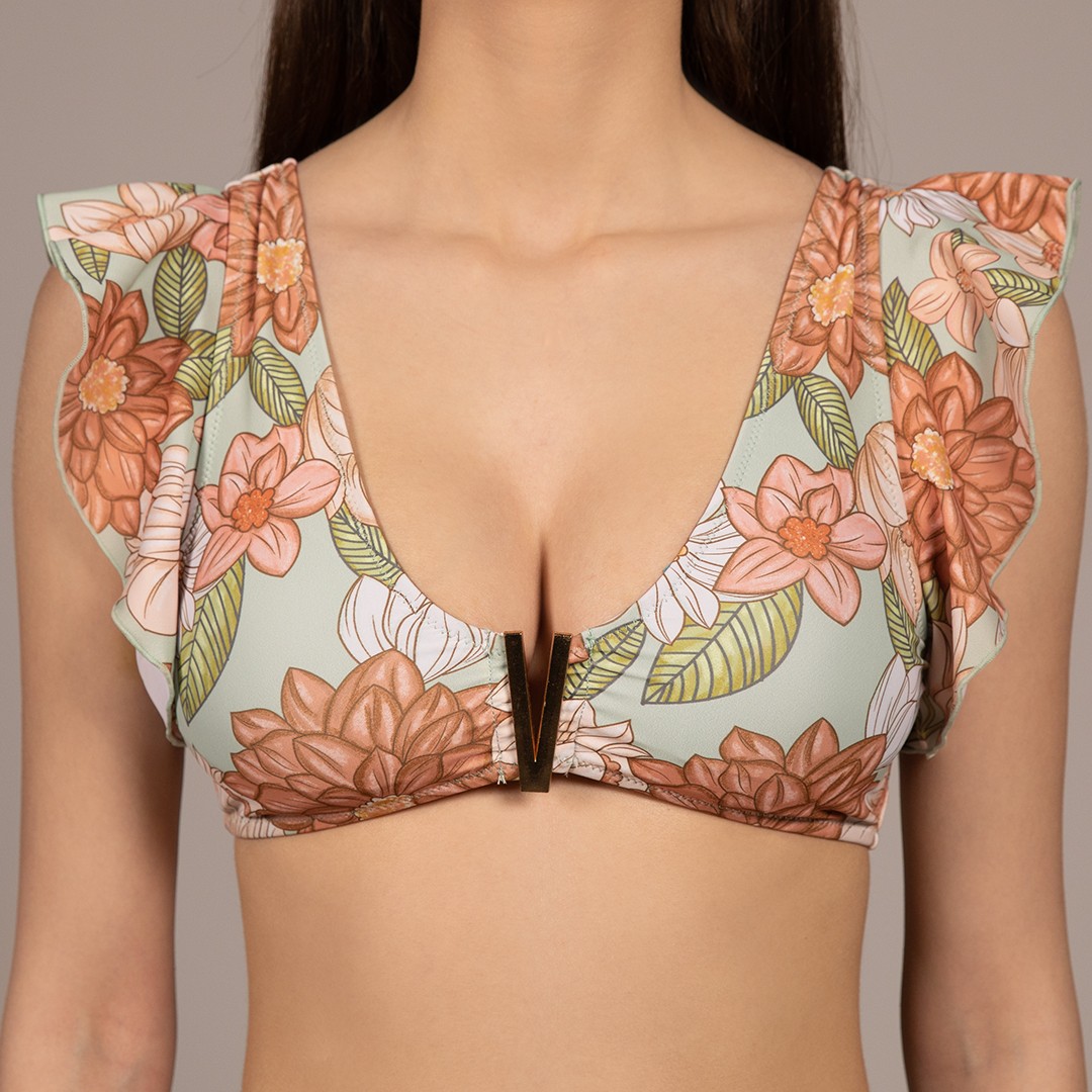 SF Женски горeн дел костим за капење 740a