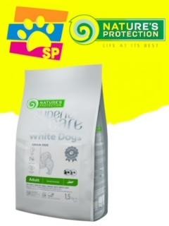 NATURE'S PROTECTION Храна за кучиња WHITE DOGS GRAIN FREE INSECT ADULT SMALL, 1.5кг.