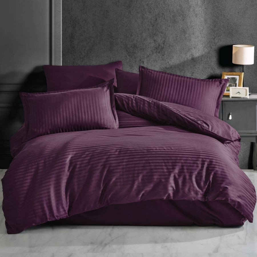 SINAG HOME Сатен дупла постелнина лила