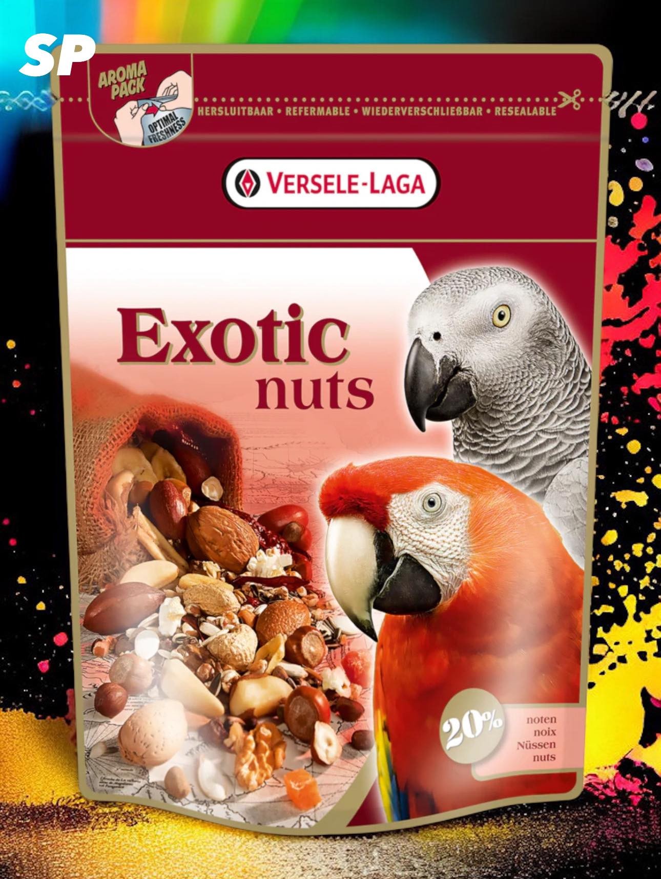 VERSELE-LAGA Храна за папагали Exotic nuts 750g