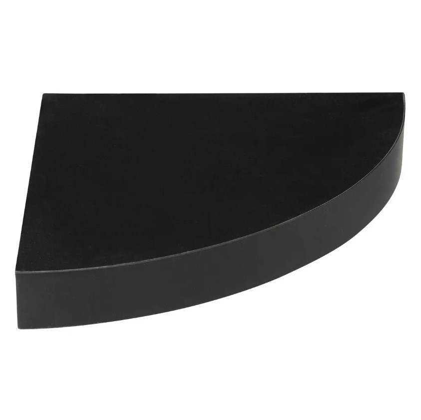 FIVE Аголна Полица Fixy 25X25X3,8Cm Црно Дрво