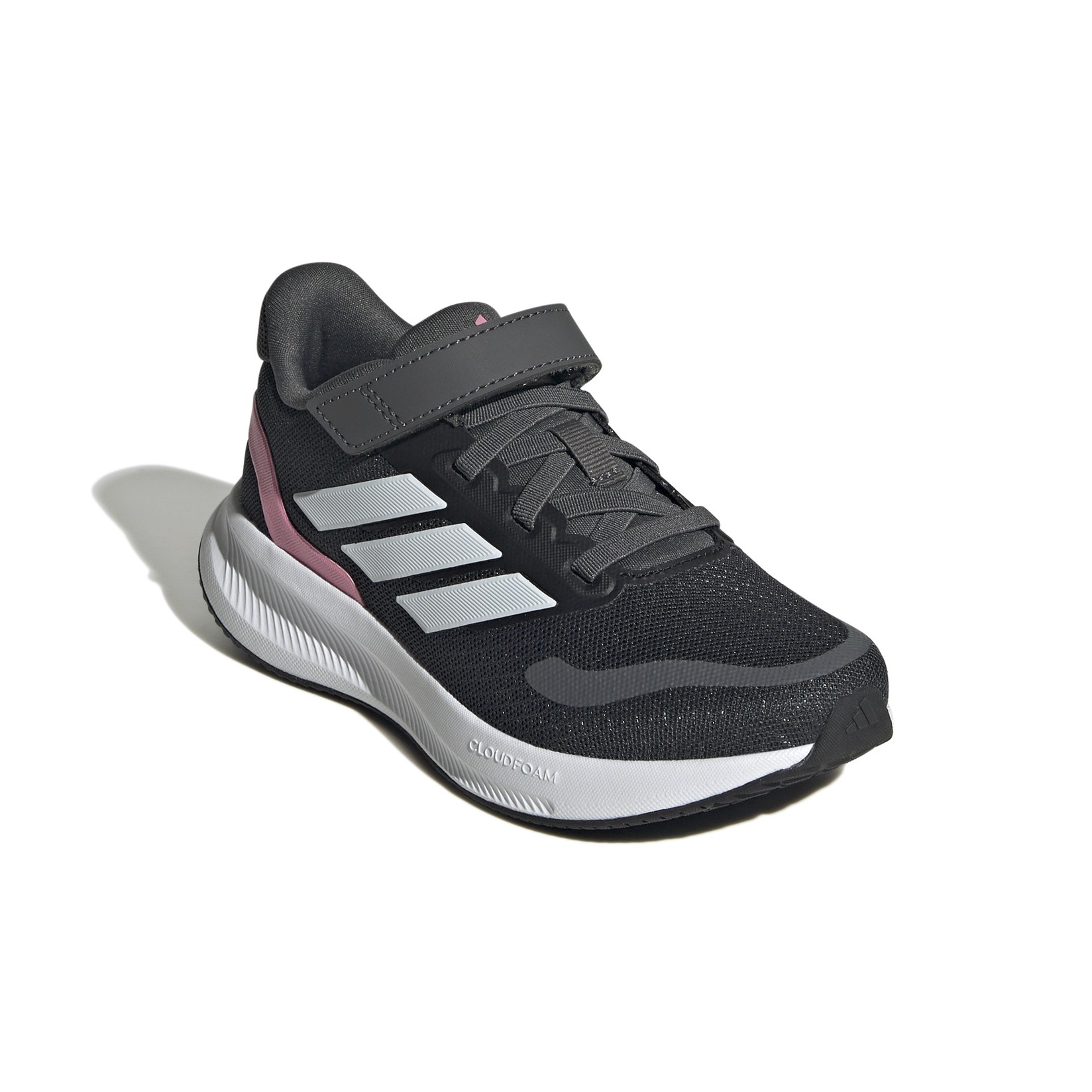 Adidas Патики за девојчиња Runfalcon 5 El C, JQ8669, Темно сиви